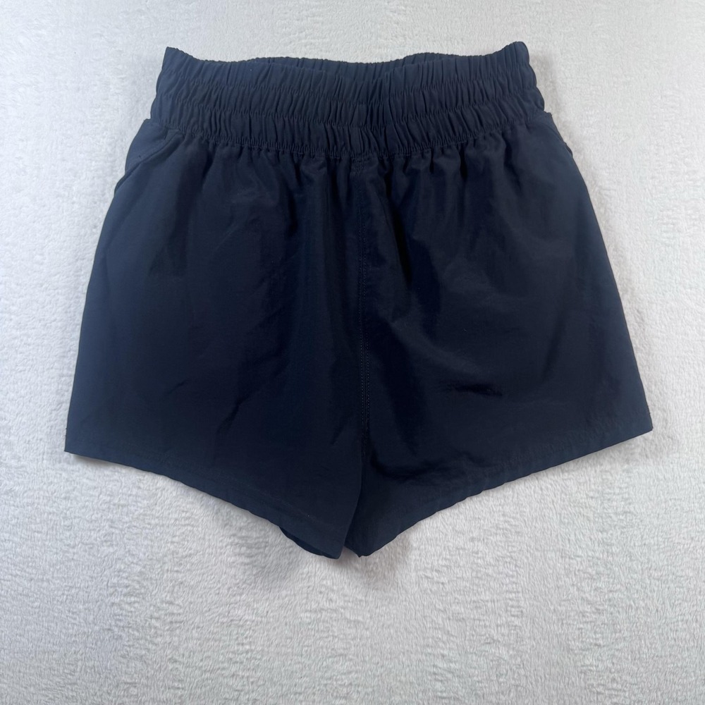 Free People Movement Shorts Womens‎ Medium Black 2.5 In Inseam Elastic Waist
